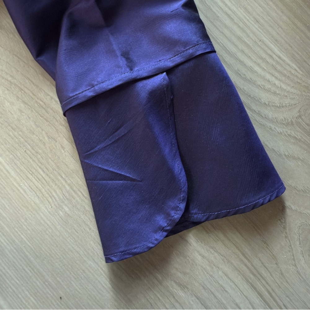 Allison Taylor Deep Purple Silk Blouse - Picture 5 of 7